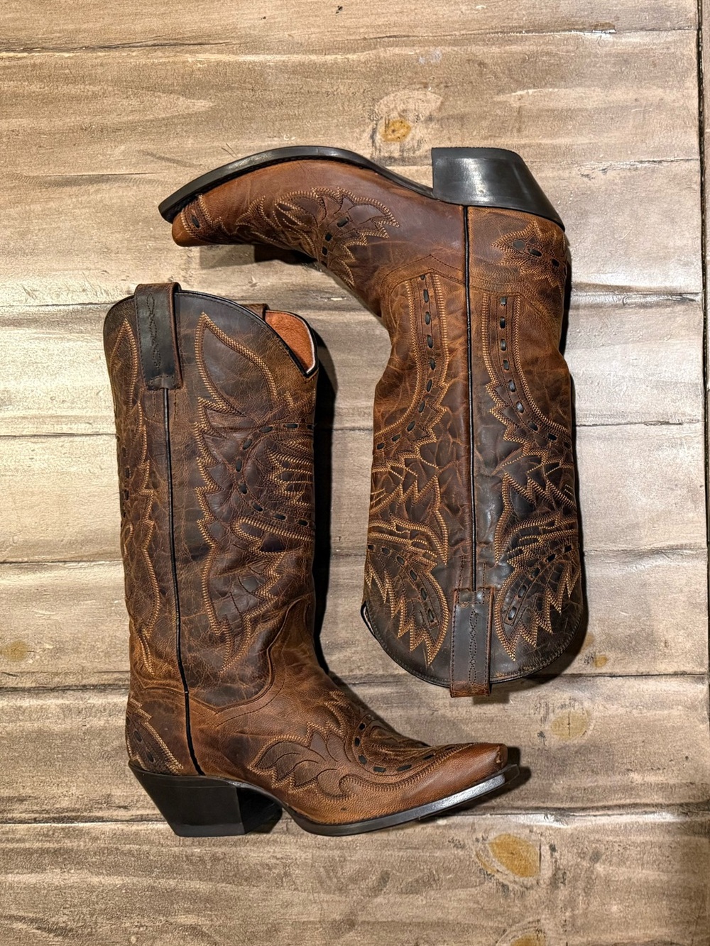 Dan Post Sidewinder Western Boots Women
Brown DP3422 Size 6.5 - Picture 3 of 7